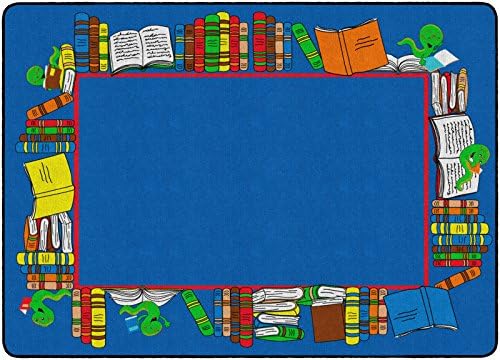 Flagship Carpets FE406-32A Book Worm Border, Multi