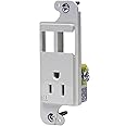 Bryant Electric RJ65WTR tradeSELECT JLOAD Tamper-Resistant Multimedia Outlet, Two Open Ports Unloaded, 15A, 125V, White