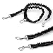 Double Dog Leash for Two Dogs - No Tangle, Comfortable Shock Absorbing Reflective Bungee Leash