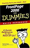 Image de FrontPage 2000 For Dummies Quick Reference (For Dummies: Quick Reference (Computers))