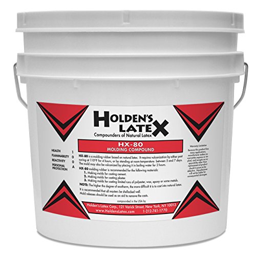 HX80 Natural Liquid Latex Mold Making Rubber (Gallon) on Galleon