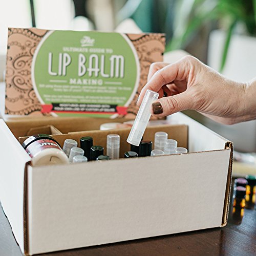 Deluxe Lip Balm Kit with Filling Tray, (77Piece Set) For Making Your