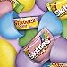 Skittles Original and Starburst Original Candy Filled Easter Eggs, 12 Eggs in Bag
