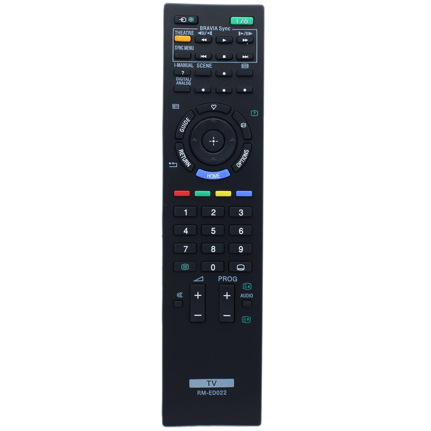 Replacement RM-ED022 Remote Control for Sony TV also Compatible with RM-ED035 RM-GD005 RM-ED036 RM-YD035