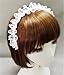 Handmade Hair Accessory Headband Gothic lolita cosplay maid black and white lace hair trim hair hoop