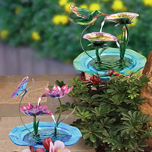 ReLIVE 12 Inch Indoor Electric Cascading Tabletop Water Fountain with