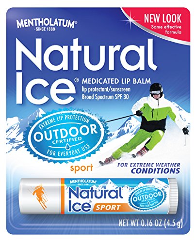 Natural Ice Sport - SPF 15 lip balm in Pack of 12 (4.5g each), Sport Flavor