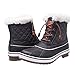 Global Win GLOBALWIN Women's 1632 Black Grey Snow Boots