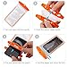 Universal Waterproof Case, FITFORT Waterproof Phone Pouch Dry Bag for iPhone X 8 7 6S Plus Galaxy S8 S7 Edge Note 5 4 HTC LG Sony Up to 5.5 Inches (Black+Orange) - 2 Pack