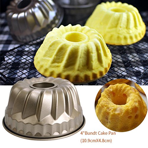 Hunzed Cake Mould, { Nonstick Pineapple Chiffon Cake Mold } { Carbon Steel Fluted Bakeware Mould } Kitchen Baking Tool