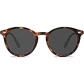 SOJOS Retro Round Polarized Sunglasses for Women Men Classic Vintage Sunnies SJ2069