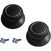 2 Pack Bakelite Kitchen Pot Lid Handle, Replacement Holding Handle Knobs | PoLids Top Replacement Knob -Heat Resistant for Casserole Kettle Cover Glass Saucepan Lid Pot-Black for Crockpot Lids