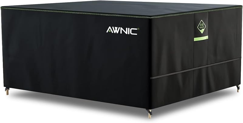 AWNIC Garden Furniture Cover Waterproof 420D Oxford Heavy Duty 180x120x71cm