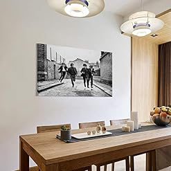 XYDQ Poster sur toile The Beatles en train de courir – Art mural – Impression moderne – Décoration de chambre de famille… - Les Beatles, Paul McCartney, John Lennon, RIngo Starr, George Harrison XYDQ Poster sur toile The Beatles en train de courir - Art mural - Impression moderne - Décoration de chambre de famille… – Image 3