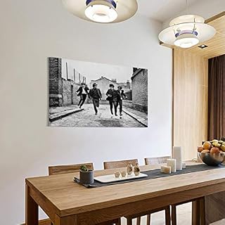 XYDQ Poster sur toile The Beatles en train de courir – Art mural – Impression moderne – Décoration de chambre de famille… - Les Beatles, Paul McCartney, John Lennon, RIngo Starr, George Harrison XYDQ Poster sur toile The Beatles en train de courir - Art mural - Impression moderne - Décoration de chambre de famille… – Image 3