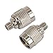 YOTENKO RP TNC Male to RP SMA Female RF Coax Adapter Connector for WRT54 Linksys WiFi Router Extender Pack of 2
