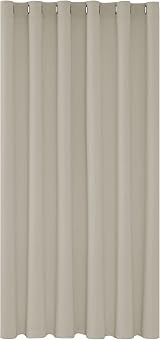 Deconovo Door Curtain Thermal Eyelet 80 x 84 in Light Beige Panel view 9