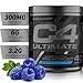 C4 Ultimate Pre Workout Powder ICY Blue Razz | Sugar Free Preworkout Energy Supplement for Men & Women | 300mg Caffeine + Beta Alanine + Creatine | 40 Servings primary