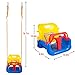 ANCHEER 3-in-1 Swing Seat for Kids 6 Months up, Anti-Flip Snug & Detachable Kids to Teens Swing Seat for Outside Playground, Blue