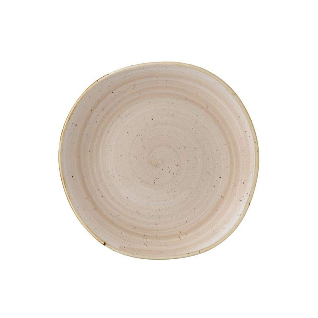 Churchill Stonecast Round Plate Nutmeg Cream 264mm
