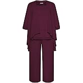 Hanna Nikole Plus Size Mother of The Bride Pant Suits 3 Piece Chiffon Sets Wedding Guest Gowns Formal Outfits with Jacket