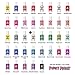 Piggy Paint [5 Pack Gift Set] Non-toxic Girls Nail Polish Kit with 4 Colors (.25 oz Minis) + Stickers