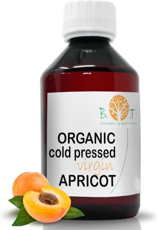 Organic Apricot Kernel Oil & Cold Pressed, Apricot Kernel Oil for Face