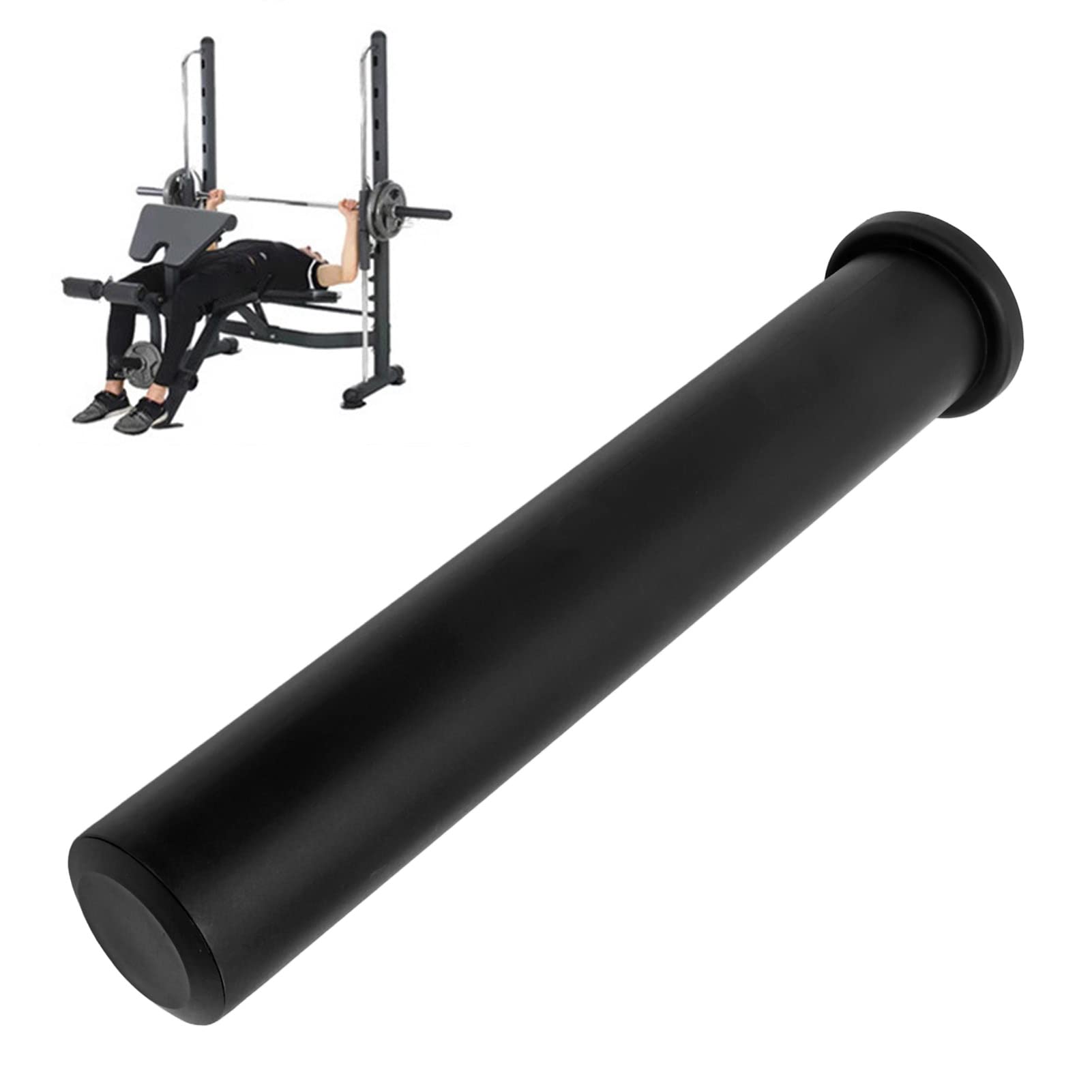 Barbell Adapter Sleeve, PP Black Convert, 25mm to 50mm Barbell Diameter Adapting Sleeve Fitness Equipment Accessories 303mm/11.93in