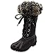 LONDON FOG Womens Melton Cold Weather Waterproof Snow Boot