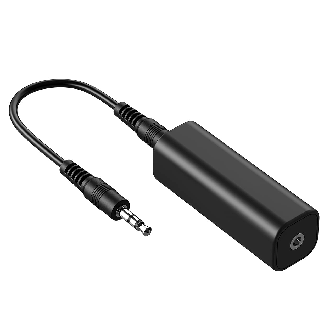 Photo 1 of Ground Loop Noise Isolator for Car Audio/Home Stereo System with 3.5mm Audio Cable (Grey)