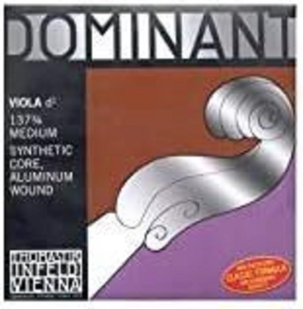 Thomastik single string for viola 3/4 Dominant - D string nylon core aluminum wound, medium
