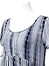 JayJay Women Boho Casual Maxi U-Neck Short Sleeve Tie Dye Print Long Dress with Pocket,Navy,2XL
