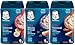 Gerber Lil' Bits Baby Cereal 3 Flavor Variety Bundle: (1) Lil' Bits Oatmeal Banana Strawberry, (1) Lil' Bits Whole Wheat Cereal Apple Blueberry, (1) Lil' Bits Oatmeal Apple Cinnamon Cereal, 8 Oz. Each (3 Cereal Boxes)