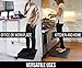KANGAROO Thick Ergonomic Anti Fatigue Mats for Kitchen Floor, 70x24 Runner, Cushioned Standing Office Desk Mat, Waterproof Scratch Resistant Topside, Supportive All Day Comfort Padded Foam Rugs, Brown