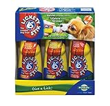 PetSafe Lickety Stik Low-Calorie Liquid Dog Treat, 3-Pack Chicken/Bacon/Peanut Butter