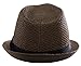 Simplicity Men / Women Summer Short Brim Straw Fedora