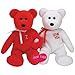 TY Beanie Babies - I LOVE YOU the Bears (set of 2)