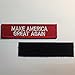 SpaceAuto 3D Embroidery Make America Great Again Military Tactical Morale Badge Emblem Hook & Loop Patch 3.94
