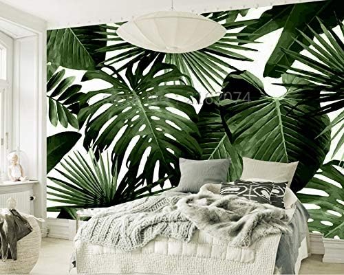 Custom 3D Wallpaper Tropical rain Forest Palm Banana Leaf 3D Living Room Background Wall murals wallpaper-105cmX150cm