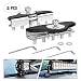 Led Light Bar Mounting Brackets,Nilight 2pcs Universal Hood Led Work Light Bar Mount Bracket Clamp Holder for Jeep Truck Off Road Installed No Need Drilling