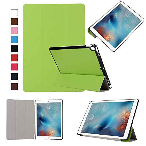 iPad Pro 10.5 Case, GreenElec [Ultra-Slim] [Ultra-light] Luxury PU Leather Kickstand Function With Automatically Wakes Function for Apple New iPad Pro 10.5 inch 2017 Tablet (Green)