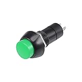 uxcell 5Pcs,12mm Green Momentary Push Button Switch