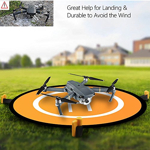 Drone Landing Pad, 30"/75cm Waterproof Portable Foldable Helipad