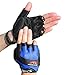 Cycling Gloves Mountain Bike Gloves Road Racing Bicycle Gloves for Biking, Mountain Biking, Riding, Gym, Sports, Foam Padded Breathable Half Finger Gloves, Men Women Work Gloves Blue Xlarge