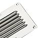 Amarine Made Stainless Steel Stamped Louvered Vent - Rectangular - 07722S - 4-1/2