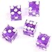 GSE Games & Sports Expert AAA Grade 19mm Pro Vegas Casino Style Craps Dice Set of 5 with Razor Sharp Edges & Matching Serialized Numbers for RPG, Dice Stacking, Yahtzee Dice Games