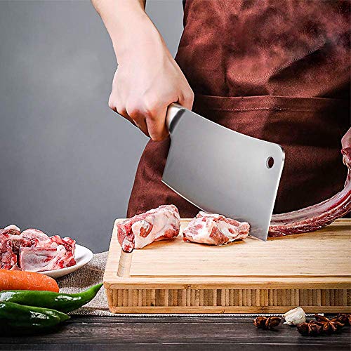 Meat Cleavers, 7 inches Chopper Knife German High Carbon Stainless