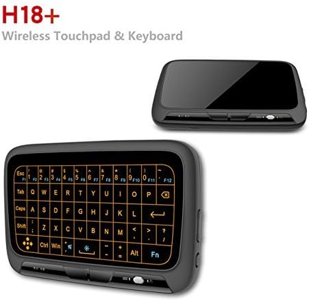 SIMCAST Wireless Touchpad with Keyboard, Full Screen Touchpad 2.4GHz Wireless Mini Keybaord and Mouse Combs, Rechargeable Remote for Google Android TV Box, HTPC, IPTV, PC, PS3, Xbox 360, Pad