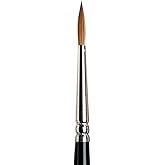 Winsor &amp; Newton Series 7 Kolinsky Sable Brush, Round SH #2, Brown | The World's Finest Watercolor Brush, Kolinsky Sable Hair, Rust-proof, Seamless Nickel Plated Ferrules, Hand-Made in England