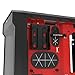 Phanteks PH-ES215P_SRD Enthoo Evolv Mini iTX Tower Case, Window Case, Red